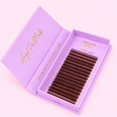 Angel Lashes DARK BROWN - NOT BONDED Pre Made