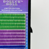 Mermaid Coloured Lash Extensions