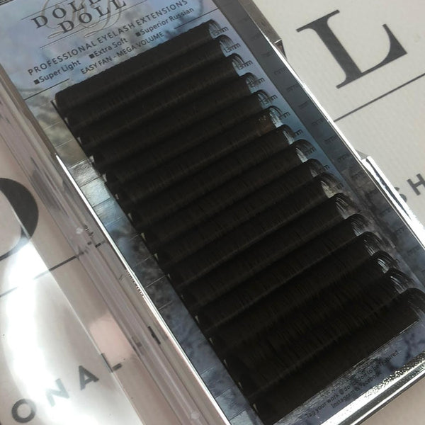 Dark Brown Easy Fan Russian Volume Cashmere Lashes (16 lines)