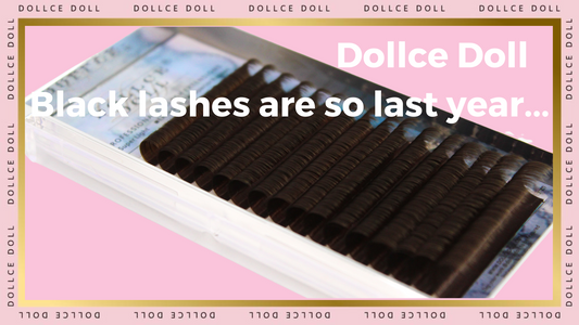 Brown Easy Fans- Say goodbye to black lashes