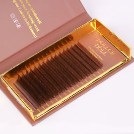 MEDIUM BROWN - Luxury Fan Like Butter Mega Volume Range - Velvet Matte