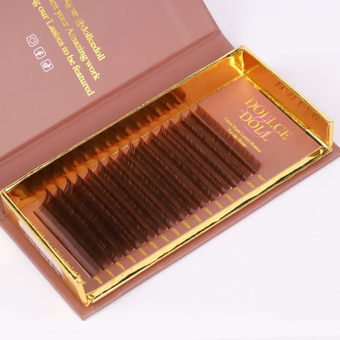 DARK BROWN - Luxury Fan Like Butter Mega Volume Range - Velvet Matte