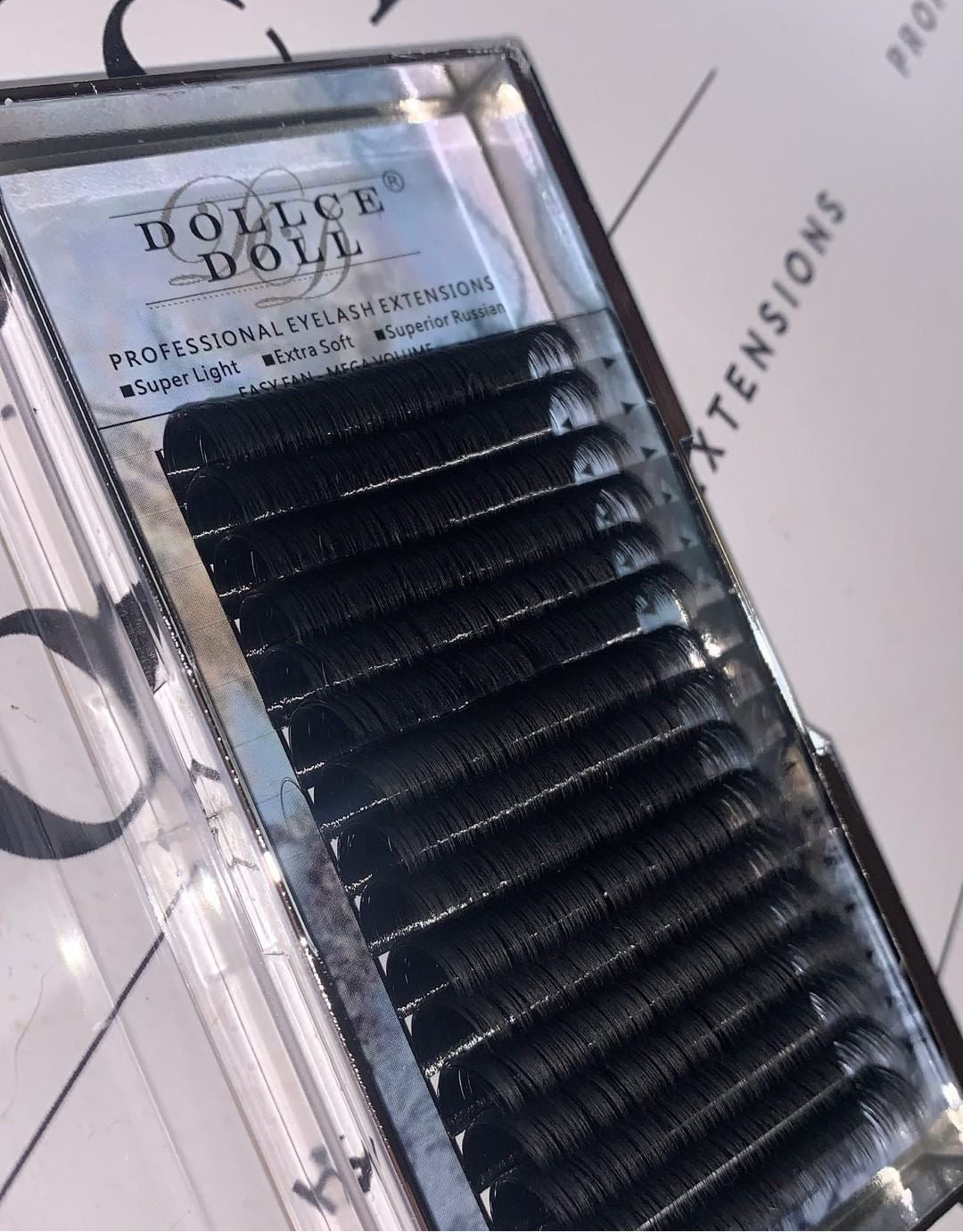 0.07 Easy Fan Russian Volume Cashmere Lashes (16 lines)