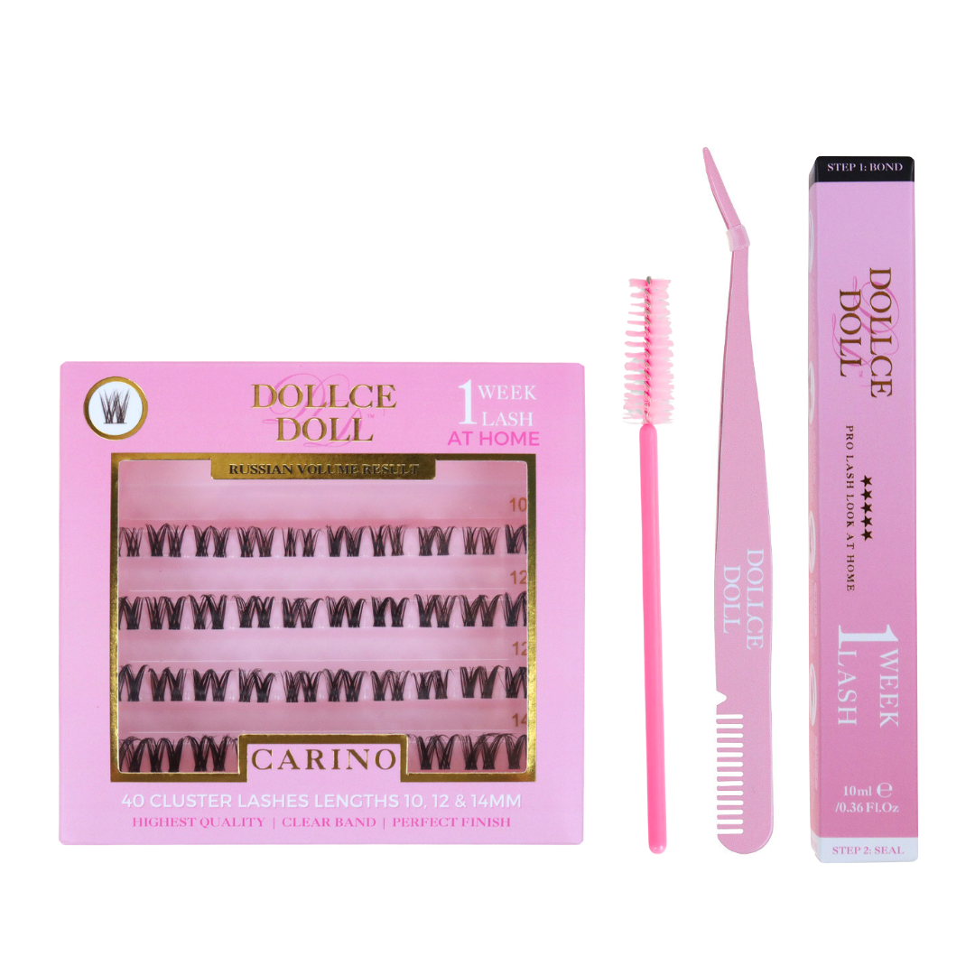 1 Week Cluster Lash Kit - Russian Volume