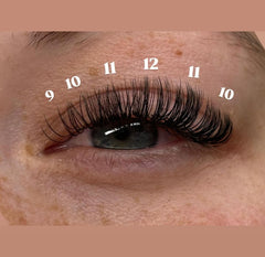 0.20 Flat Split Tip Cashmere Eyelash Extensions (16 lines)