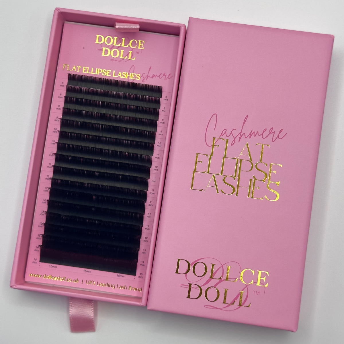 0.25 Flat Split Tip Cashmere Eyelash Extensions (16 lines)