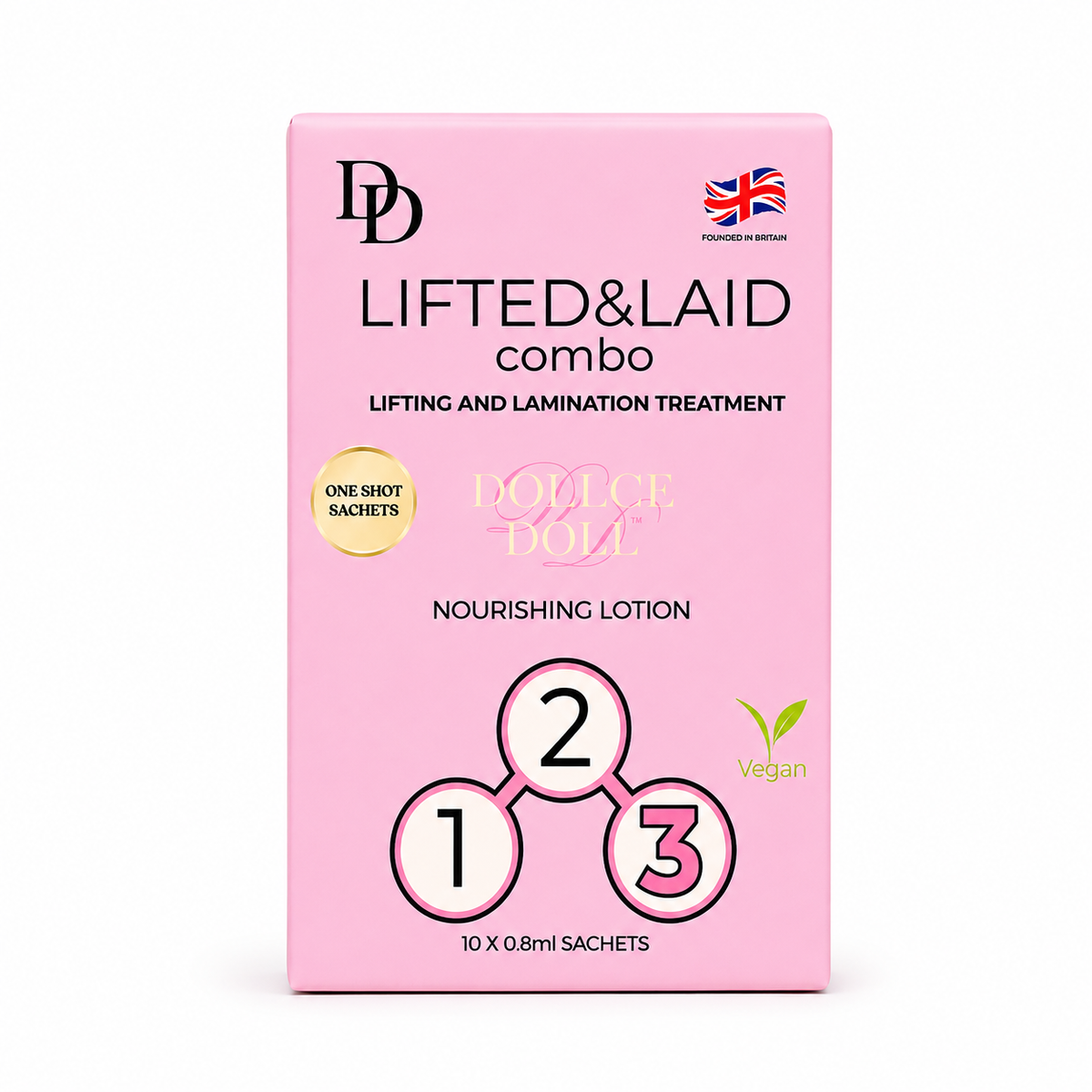 LIFTED&LAID Korean Brow & Lash Lamination with Cysteamine NOURISH - STEP 3 (10 SACHETS) (Copy)