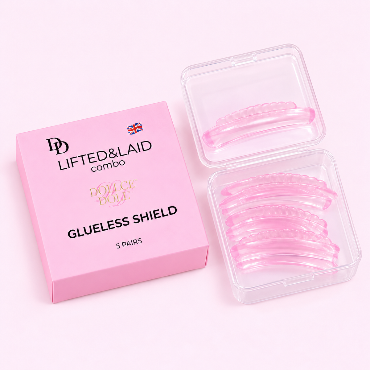 LIFTED&LAID Glueless Hybrid Reusable Shields