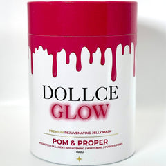 Pom & Proper Jelly Mask – Professional Brightening, Pore-Refining & Collagen-Boosting Peel-Off Facial
