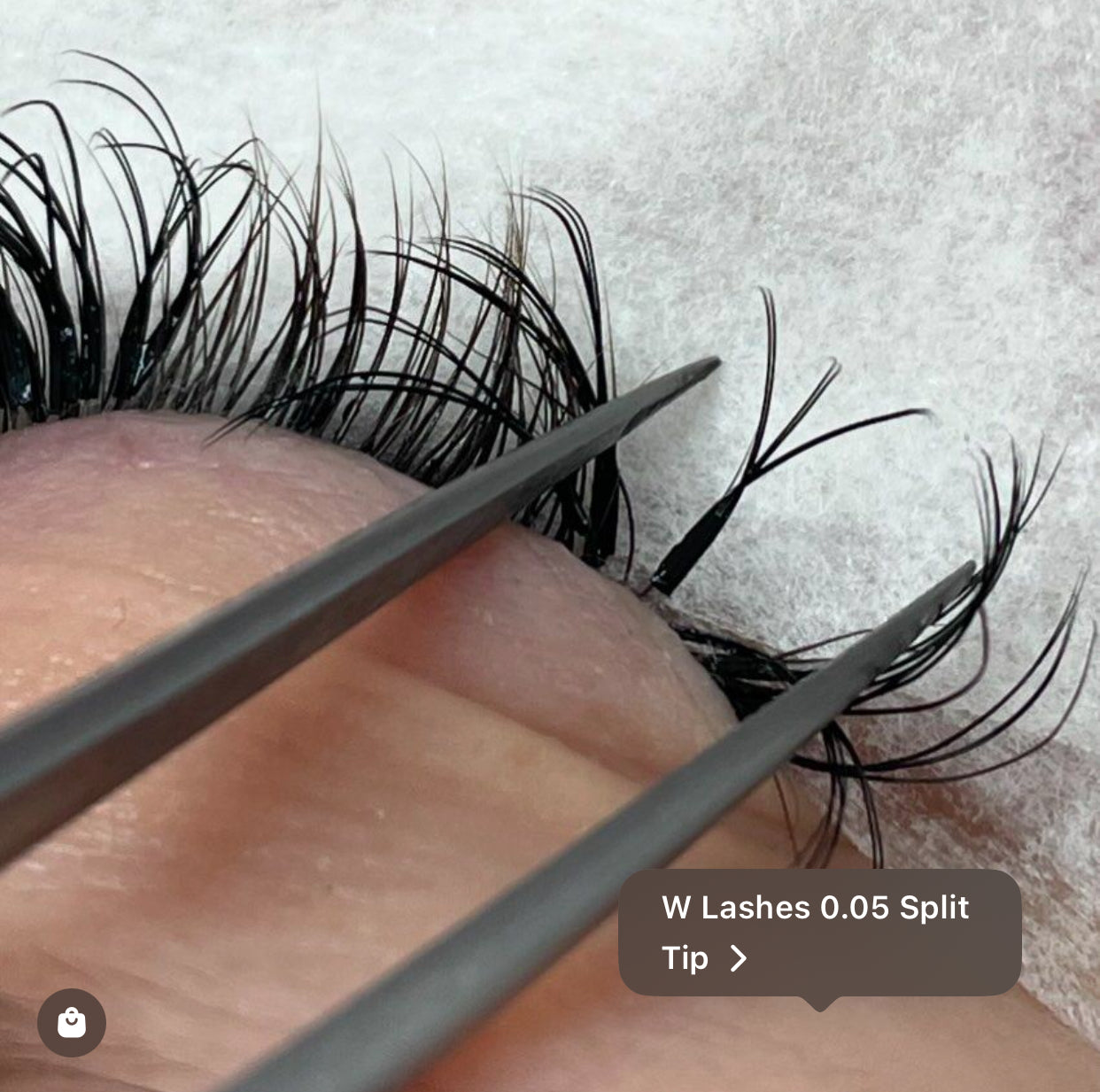 Split Lashes W LASHES 0.05 SPLIT TIP – Dollce Doll