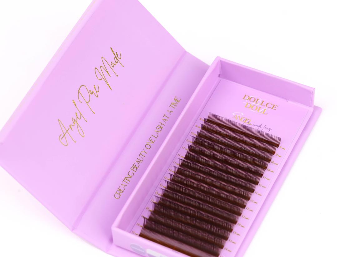 Dollce Doll premade angel lash extensions for professional UK lash techs and wispy lash sets eyelash extensions