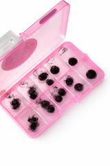 LOOSE FLAT LASH MIXED 1250 FANS PRO MADE TRAY