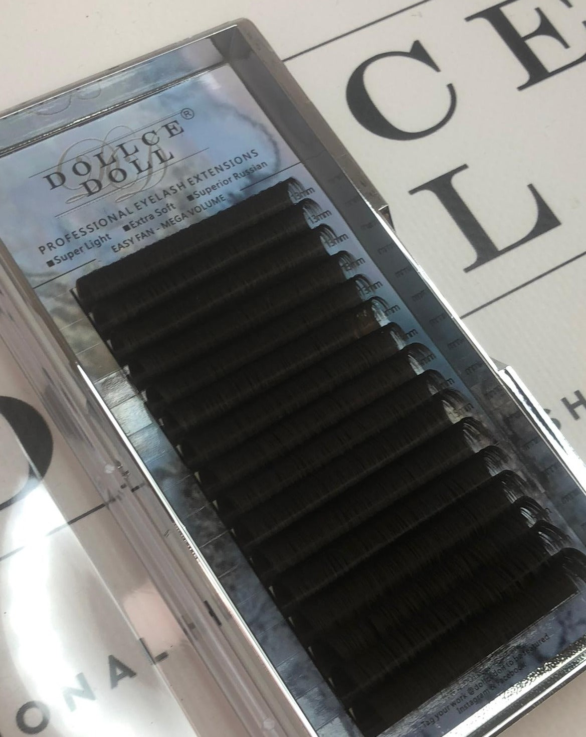 Dark Brown Easy Fan Russian Volume Cashmere Lashes (16 lines)