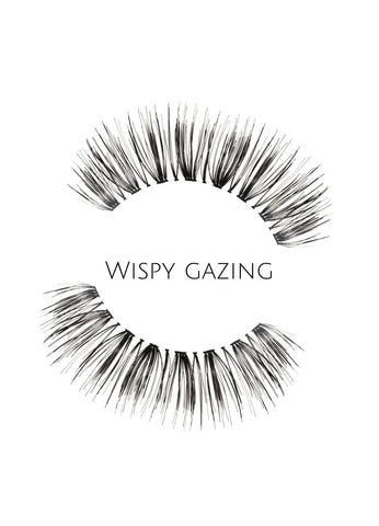 Wispy Gazing Human Hair Strip Lashes